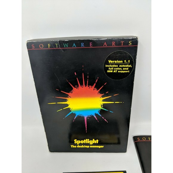 Software Arts Spotlight Desktop Manager IBM PC Software VisiCalc TK!Solver VTG - Picture 2 of 11